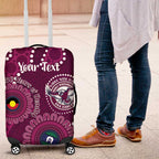 Sea Eagles NAIDOC Week 2026 Personalised Luggage Cover 50 Years of Deadly Aboriginal Art