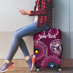 Sea Eagles NAIDOC Week 2026 Personalised Luggage Cover 50 Years of Deadly Aboriginal Art