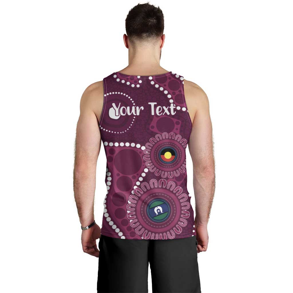 Sea Eagles NAIDOC Week 2026 Personalised Men Tank Top 50 Years of Deadly Aboriginal Art