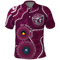 Sea Eagles NAIDOC Week 2026 Personalised Polo Shirt 50 Years of Deadly Aboriginal Art