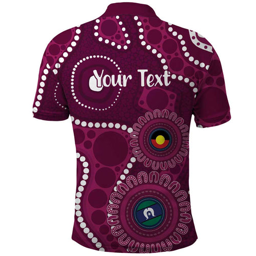 Sea Eagles NAIDOC Week 2026 Personalised Polo Shirt 50 Years of Deadly Aboriginal Art