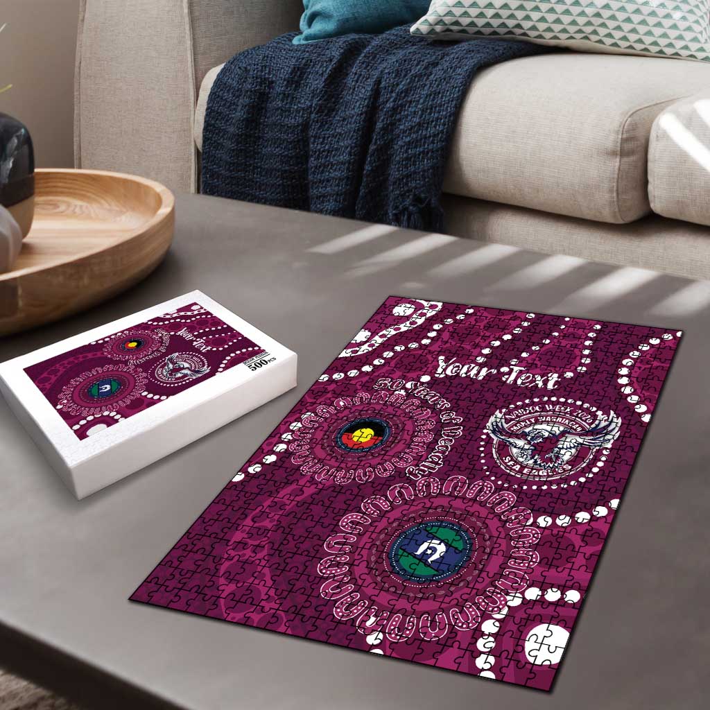Sea Eagles NAIDOC Week 2026 Personalised Puzzle 50 Years of Deadly Aboriginal Art