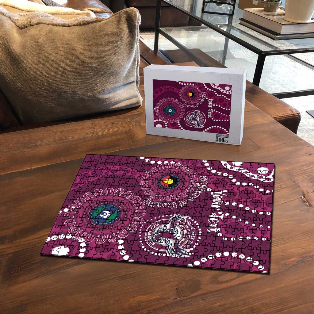 Sea Eagles NAIDOC Week 2026 Personalised Puzzle 50 Years of Deadly Aboriginal Art