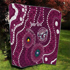 Sea Eagles NAIDOC Week 2026 Personalised Quilt 50 Years of Deadly Aboriginal Art