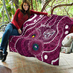 Sea Eagles NAIDOC Week 2026 Personalised Quilt 50 Years of Deadly Aboriginal Art