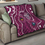 Sea Eagles NAIDOC Week 2026 Personalised Quilt 50 Years of Deadly Aboriginal Art
