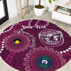 Sea Eagles NAIDOC Week 2026 Personalised Round Carpet 50 Years of Deadly Aboriginal Art