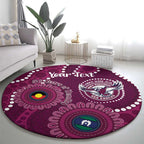 Sea Eagles NAIDOC Week 2026 Personalised Round Carpet 50 Years of Deadly Aboriginal Art