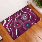 Sea Eagles NAIDOC Week 2026 Personalised Rubber Doormat 50 Years of Deadly Aboriginal Art