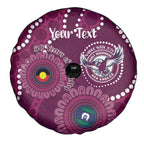 Sea Eagles NAIDOC Week 2026 Personalised Spare Tire Cover 50 Years of Deadly Aboriginal Art