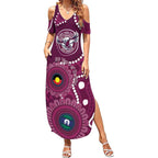 Sea Eagles NAIDOC Week 2026 Personalised Summer Maxi Dress 50 Years of Deadly Aboriginal Art