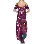 Sea Eagles NAIDOC Week 2026 Personalised Summer Maxi Dress 50 Years of Deadly Aboriginal Art