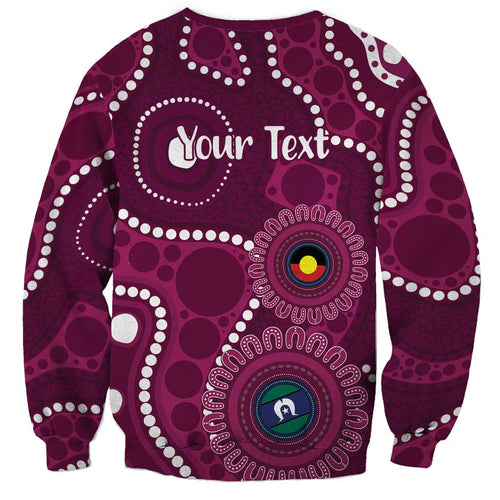 Sea Eagles NAIDOC Week 2026 Personalised Sweatshirt 50 Years of Deadly Aboriginal Art