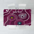 Sea Eagles NAIDOC Week 2026 Personalised Tablecloth 50 Years of Deadly Aboriginal Art