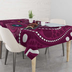Sea Eagles NAIDOC Week 2026 Personalised Tablecloth 50 Years of Deadly Aboriginal Art