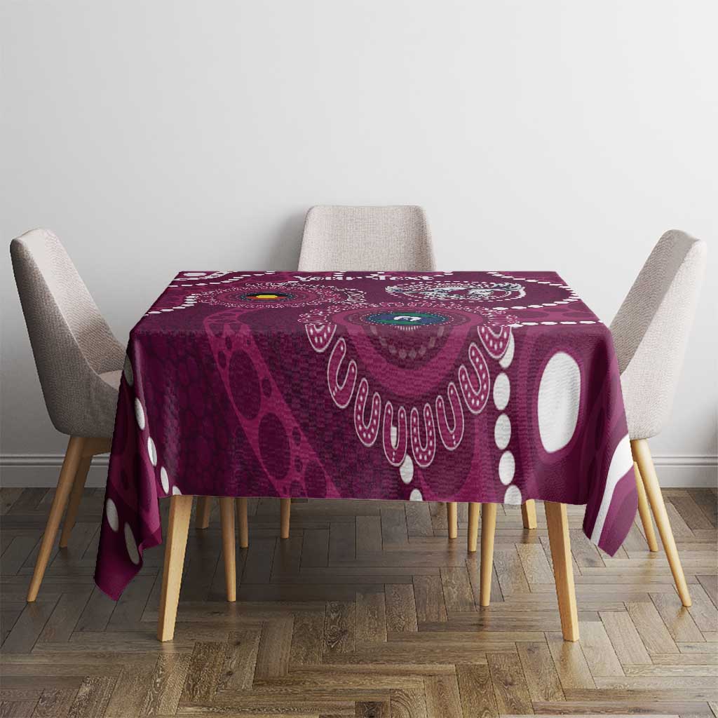 Sea Eagles NAIDOC Week 2026 Personalised Tablecloth 50 Years of Deadly Aboriginal Art