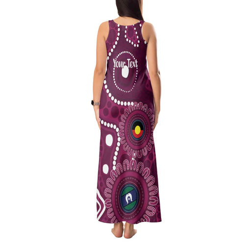 Sea Eagles NAIDOC Week 2026 Personalised Tank Maxi Dress 50 Years of Deadly Aboriginal Art