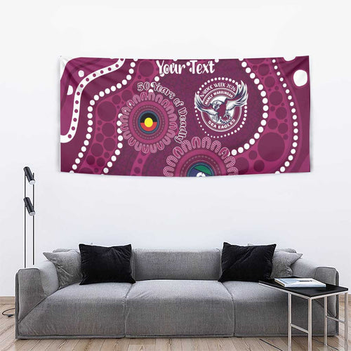 Sea Eagles NAIDOC Week 2026 Personalised Tapestry 50 Years of Deadly Aboriginal Art