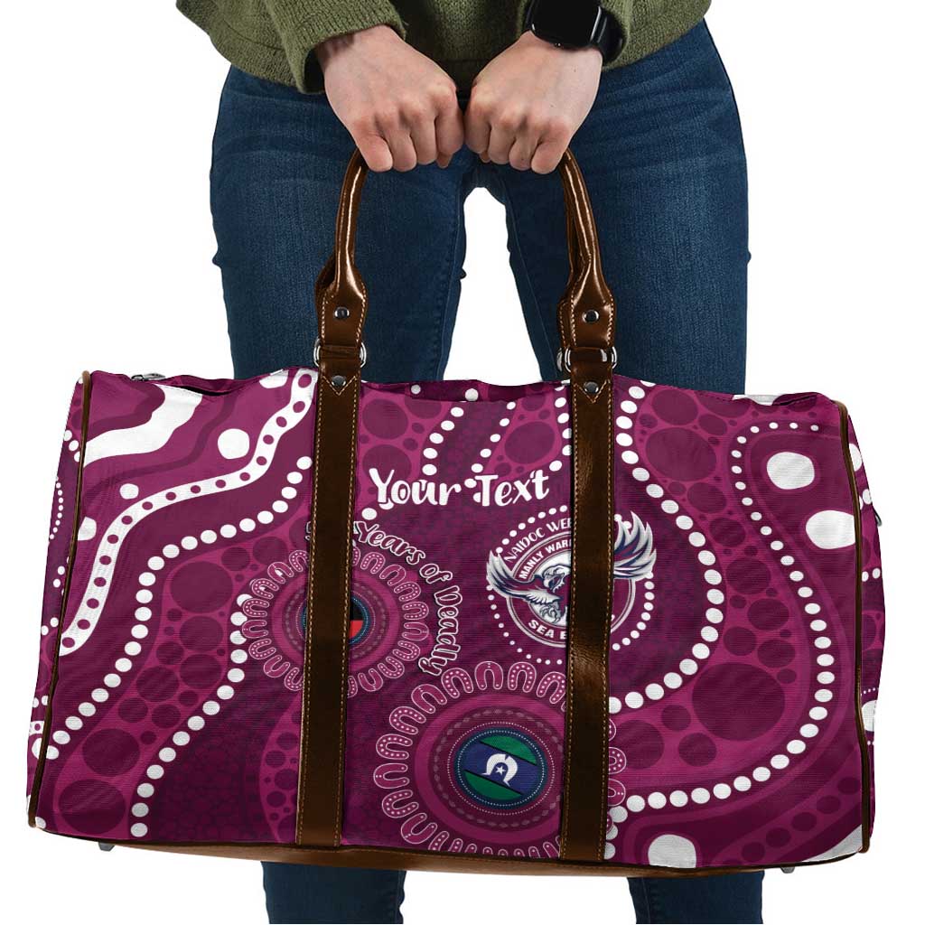 Sea Eagles NAIDOC Week 2026 Personalised Travel Bag 50 Years of Deadly Aboriginal Art