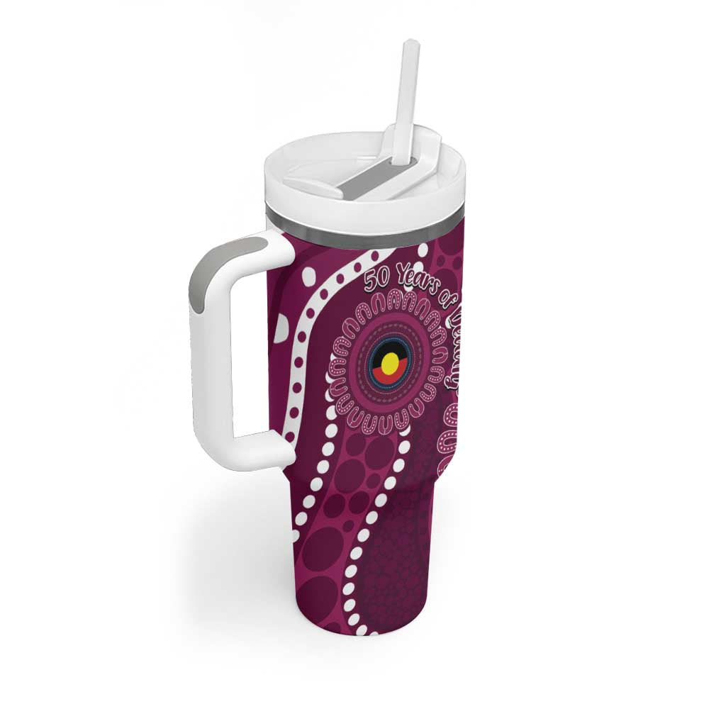 Sea Eagles NAIDOC Week 2026 Personalised Tumbler With Handle 50 Years of Deadly Aboriginal Art