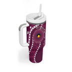 Sea Eagles NAIDOC Week 2026 Personalised Tumbler With Handle 50 Years of Deadly Aboriginal Art