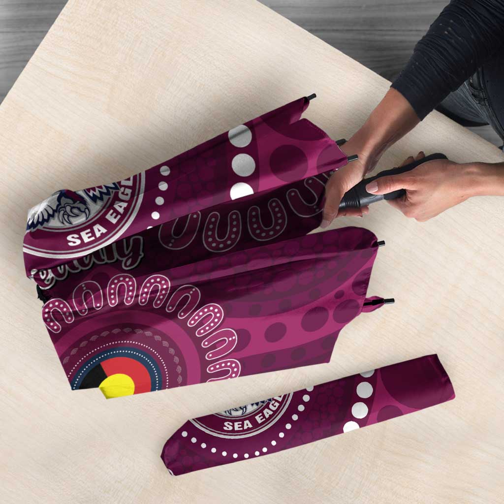 Sea Eagles NAIDOC Week 2026 Personalised Umbrella 50 Years of Deadly Aboriginal Art