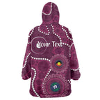 Sea Eagles NAIDOC Week 2026 Personalised Wearable Blanket Hoodie 50 Years of Deadly Aboriginal Art