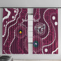 Sea Eagles NAIDOC Week 2026 Personalised Window Curtain 50 Years of Deadly Aboriginal Art