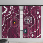 Sea Eagles NAIDOC Week 2026 Personalised Window Curtain 50 Years of Deadly Aboriginal Art