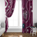 Sea Eagles NAIDOC Week 2026 Personalised Window Curtain 50 Years of Deadly Aboriginal Art