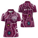 Sea Eagles NAIDOC Week 2026 Personalised Women Polo Shirt 50 Years of Deadly Aboriginal Art