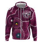 Sea Eagles NAIDOC Week 2026 Personalised Zip Hoodie 50 Years of Deadly Aboriginal Art