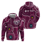 Sea Eagles NAIDOC Week 2026 Personalised Zip Hoodie 50 Years of Deadly Aboriginal Art