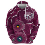 Sea Eagles NAIDOC Week 2026 Personalised Zip Hoodie 50 Years of Deadly Aboriginal Art