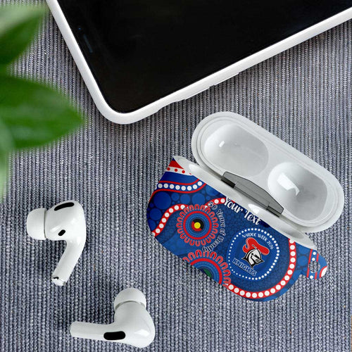 Knights NAIDOC Week 2026 Personalised AirPods Case 50 Years of Deadly Aboriginal Art