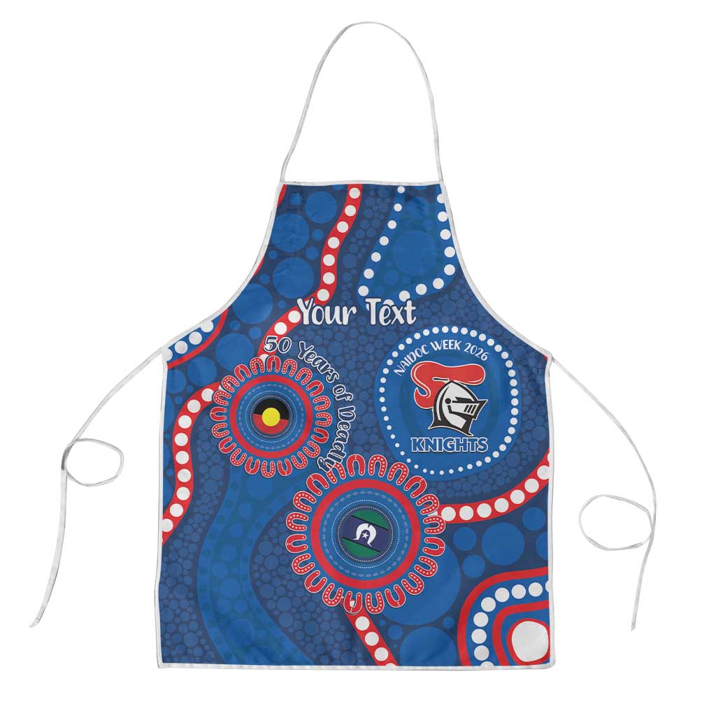 Knights NAIDOC Week 2026 Personalised Apron 50 Years of Deadly Aboriginal Art