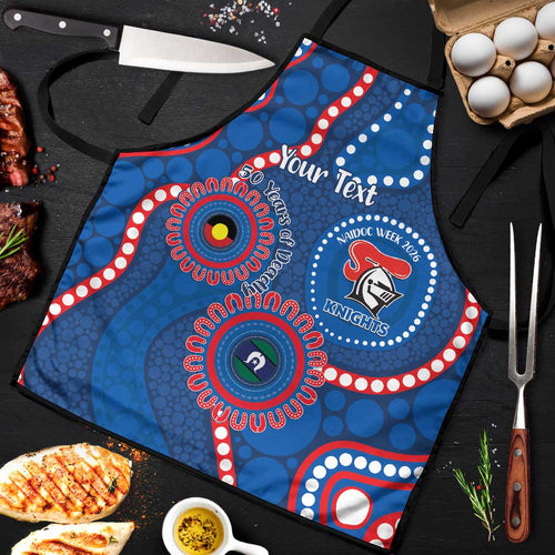 Knights NAIDOC Week 2026 Personalised Apron 50 Years of Deadly Aboriginal Art