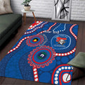 Knights NAIDOC Week 2026 Personalised Area Rug 50 Years of Deadly Aboriginal Art