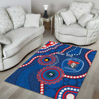 Knights NAIDOC Week 2026 Personalised Area Rug 50 Years of Deadly Aboriginal Art
