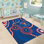 Knights NAIDOC Week 2026 Personalised Area Rug 50 Years of Deadly Aboriginal Art