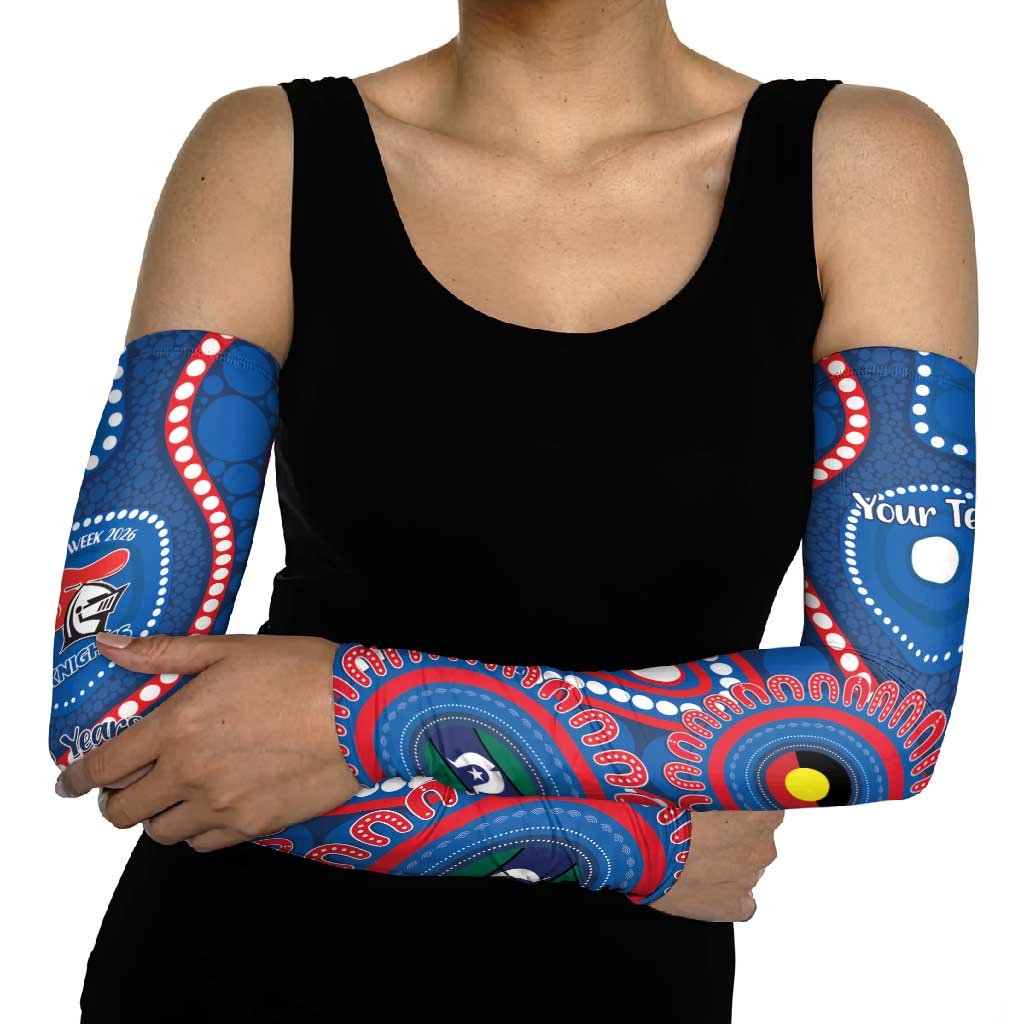 Knights NAIDOC Week 2026 Personalised Arm Sleeves 50 Years of Deadly Aboriginal Art