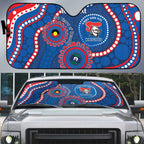 Knights NAIDOC Week 2026 Personalised Auto Sun Shade 50 Years of Deadly Aboriginal Art
