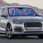 Knights NAIDOC Week 2026 Personalised Auto Sun Shade 50 Years of Deadly Aboriginal Art
