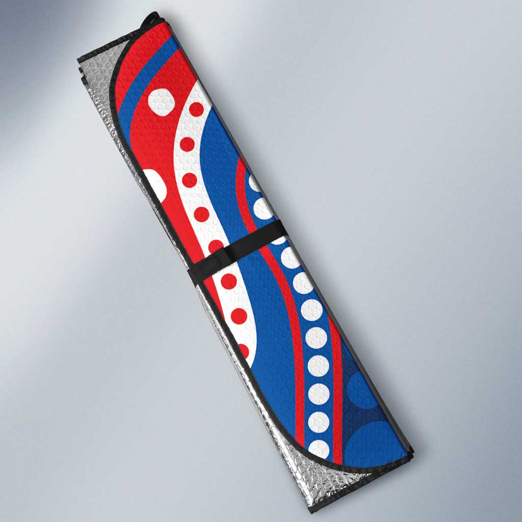Knights NAIDOC Week 2026 Personalised Auto Sun Shade 50 Years of Deadly Aboriginal Art