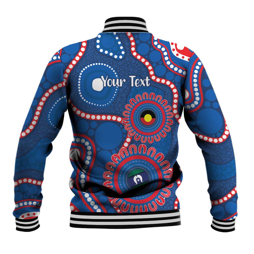 Knights NAIDOC Week 2026 Personalised Baseball Jacket 50 Years of Deadly Aboriginal Art