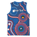Knights NAIDOC Week 2026 Personalised Basketball Jersey 50 Years of Deadly Aboriginal Art