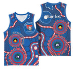 Knights NAIDOC Week 2026 Personalised Basketball Jersey 50 Years of Deadly Aboriginal Art