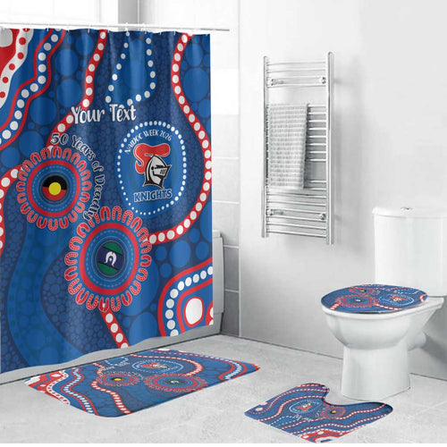 Knights NAIDOC Week 2026 Personalised Bathroom Set 50 Years of Deadly Aboriginal Art