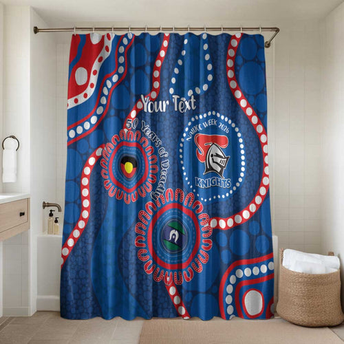 Knights NAIDOC Week 2026 Personalised Bathroom Set 50 Years of Deadly Aboriginal Art