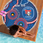 Knights NAIDOC Week 2026 Personalised Beach Blanket 50 Years of Deadly Aboriginal Art